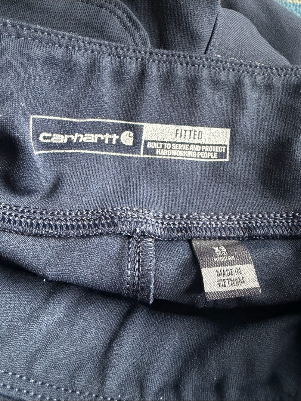Carhartt Womens Force Fitted Midweight Utility Legging navy size Xsmall - Picture 4 of 4